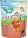 Emerald Pet Feline Dental Treats with Salmon Cat Treats, 3-oz