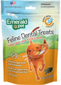Emerald Pet Feline Dental Treats with Chicken Cat Treats, 3-oz