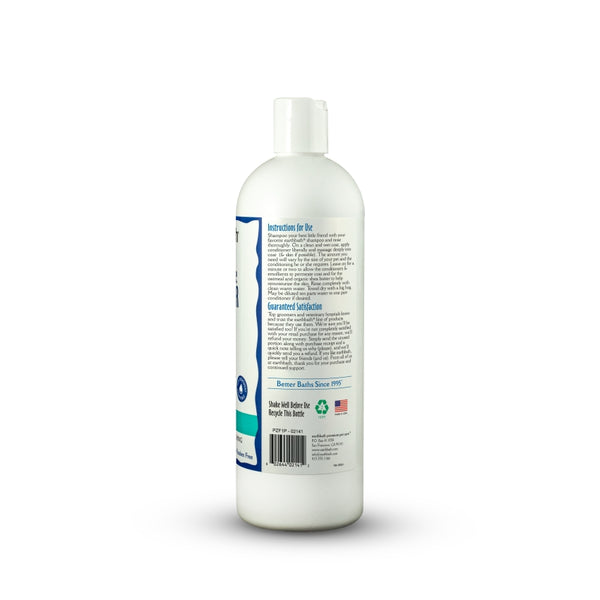 Earthbath Oatmeal & Aloe Conditioner for Dogs & Cats, Fragrance Free, 16-oz
