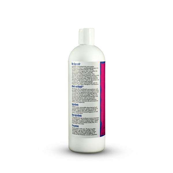 Earthbath 2-in-1 Conditioning Cat Shampoo, Light Wild Cherry, 16-oz