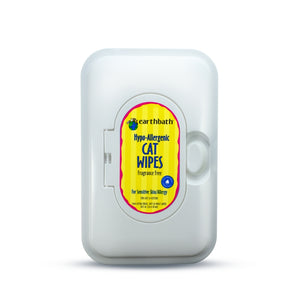 Earthbath Cat Wipes, Hypo-Allergenic & Fragrance Free, 100-count