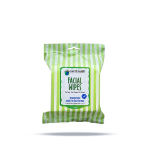Earthbath Facial Wipes for Dogs & Cats, Hypo-Allergenic, 25-count