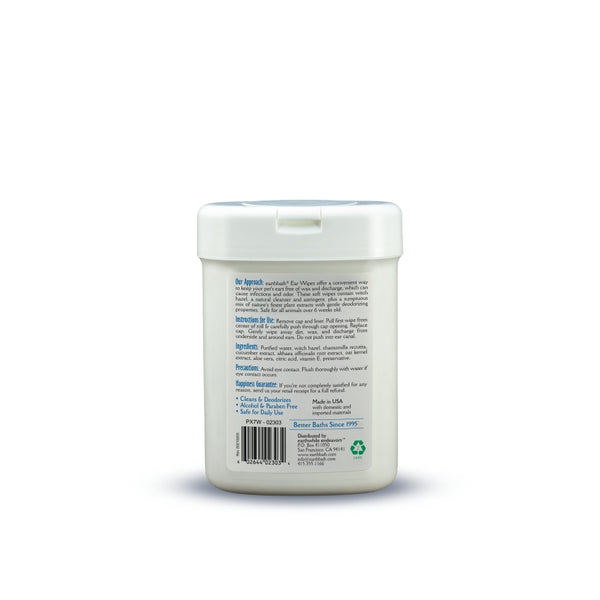 Earthbath Ear Wipes for Dogs & Cats, 25 count
