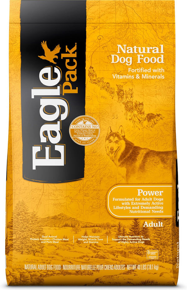 Eagle Pack Power Adult Dry Dog Food, 40-lb