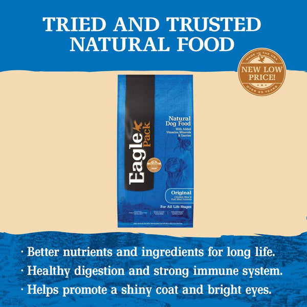 Eagle Pack Natural Original Chicken & Pork Dry Dog Food