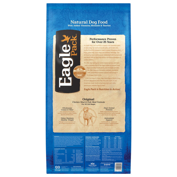 Eagle Pack Natural Original Chicken & Pork Dry Dog Food