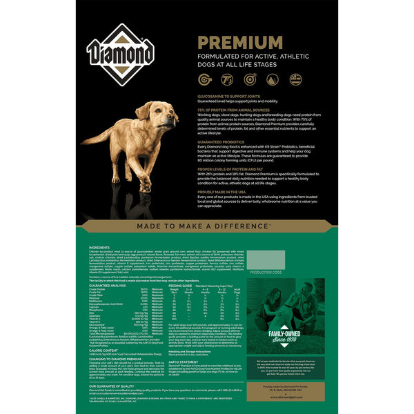Diamond Premium Adult Formula Dry Dog Food