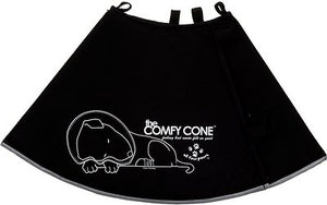 All Four Paws The Comfy Cone Collier électronique pour chiens et chats, Noir