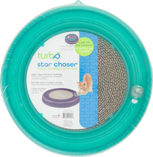 Turbo Star Chaser Scratcher Cat Toy, Color Varies
