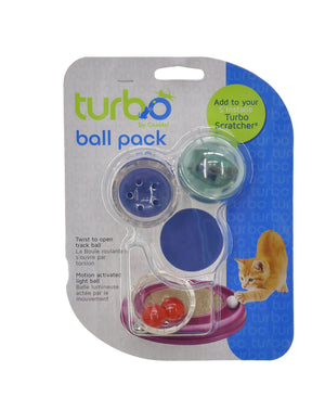 Turbo Assorted Ball Pack Cat Toy