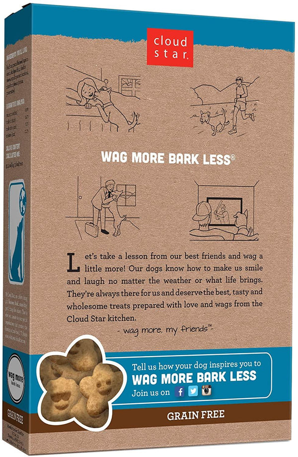Cloud Star Wag More Bark Less Grain-Free Itty Bitty Oven Baked with Smooth Aged Cheddar Dog Treats, 7-oz