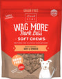 Cloud Star Wag More Bark Less Friandises molles et moelleuses sans céréales au bœuf et aux épinards pour chiens, 5 oz