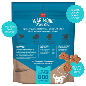 Cloud Star Wag More Bark Less Friandises molles et moelleuses sans céréales au cheddar affiné lisse pour chiens, 5 oz