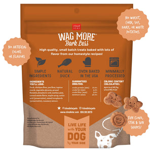 Cloud Star Wag More Bark Less Croquettes molles et moelleuses sans céréales aux saveurs de canard savoureux pour chiens, 5 oz