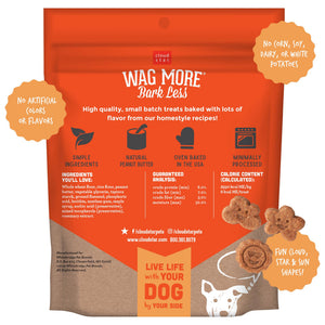 Cloud Star Wag More Bark Less Friandises molles et moelleuses au beurre de cacahuète crémeux pour chiens, 6 oz
