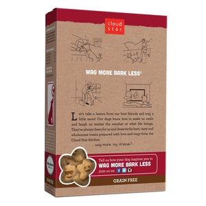 Cloud Star Wag More Bark Less Grain-Free Itty Bitty Oven Baked with Pumpkin Dog Treats, 7-oz