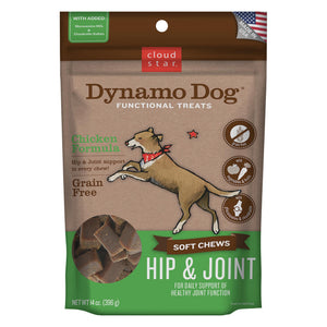 Cloud Star Dynamo Dog Croquettes molles pour hanches et articulations au poulet Friandises pour chiens