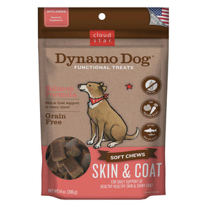 Cloud Star Dynamo Dog Peaux & Pelage Friandises molles Saumon