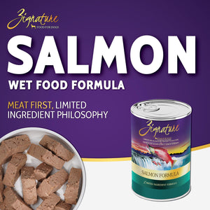 Zignature Salmon Limited Ingredient Formula Wet Dog Food Can