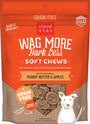 Cloud Star Wag More Bark Less Friandises molles et mâchables sans céréales avec beurre de cacahuète et pommes pour chiens, 5 oz