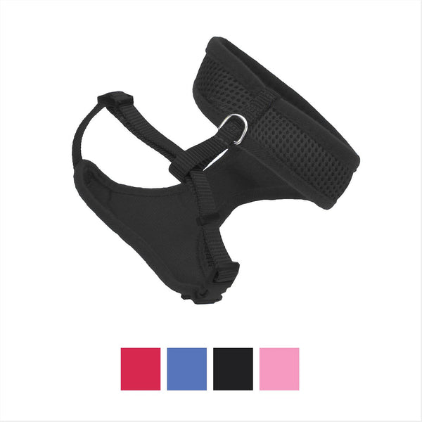 Coastal Comfort Soft Adjustable Mesh Cat Harness, Black
