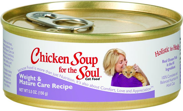 Chicken Soup for the Soul Weight & Mature Care Canned Cat Food