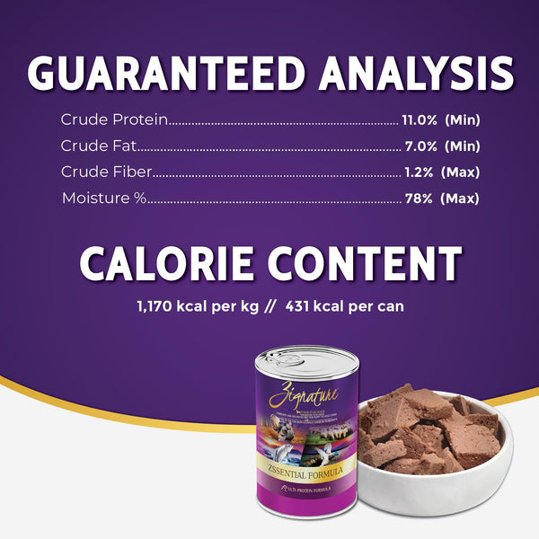 Zignature Zssential Multi-Protein Formula Wet Dog Food Can