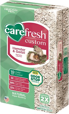 CareFresh Custom Hamster & Gerbil Paper Bedding, Natural