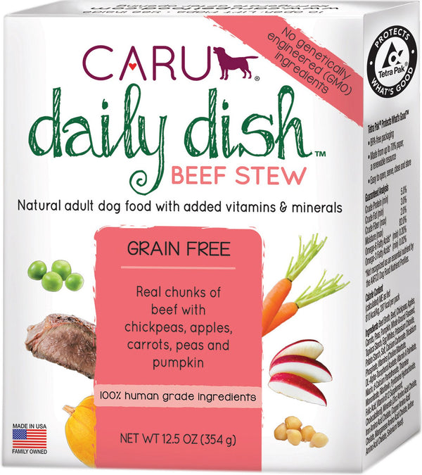 Caru Daily Dish Beef Stew Grain-Free Wet Dog Food