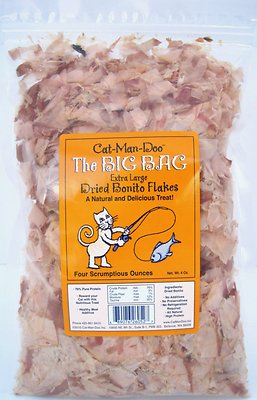 Cat-Man-Doo Flocons de Bonite Séchée Extra Large Friandises pour Chats et Chiens