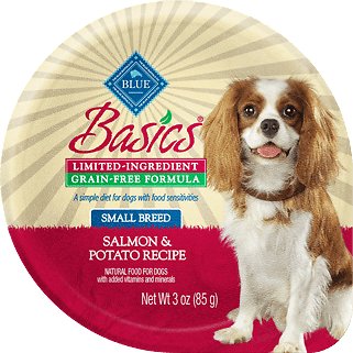 Blue Buffalo Basics Limited Ingredient Grain-Free Salmon & Potato Small Breed Adult Wet Dog Food