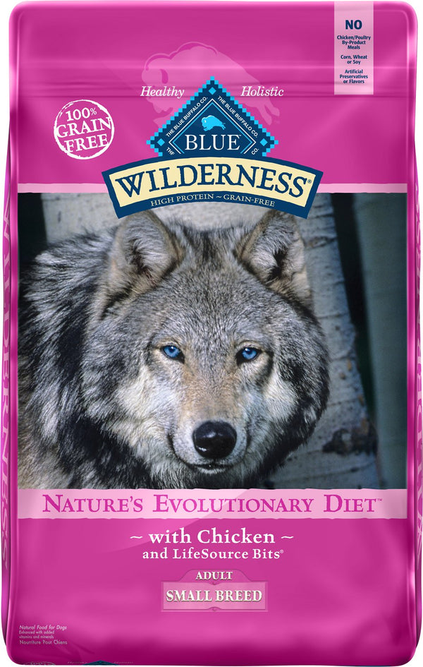 Blue Buffalo Wilderness Small Breed Chicken Recipe Grain-Free Dry Dog Food