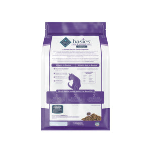 Blue Buffalo BLUE Basics Skin & Stomach Care Turkey & Potato Indoor Adult Grain-Free Dry Cat Food