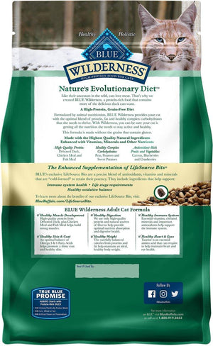 Blue Buffalo BLUE Wilderness High-Protein with Duck Grain-Free Dry Cat Food