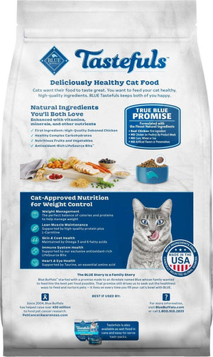 Blue Buffalo BLUE Tastefuls Weight Control Chicken & Brown Rice Adult Dry Cat Food