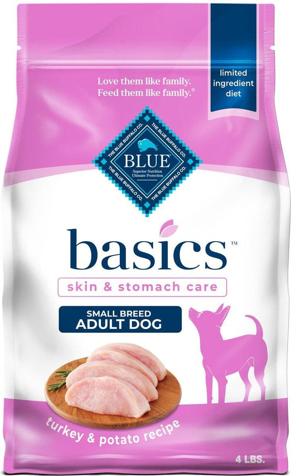 Blue Buffalo BLUE Basics Skin & Stomach Care Turkey & Potato Small Breed Adult Dry Dog Food