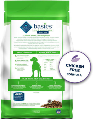 Blue Buffalo BLUE Basics Skin & Stomach Care Lamb & Potato Adult Grain-Free Dry Dog Food
