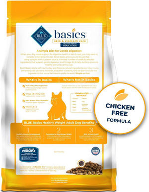 Blue Buffalo BLUE Basics Skin & Stomach Care Healthy Weight Turkey & Potato Adult Dry Dog Food