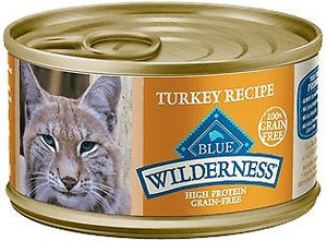 Blue Buffalo Wilderness Turkey Grain-Free Wet Cat Food Can