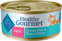 Blue Buffalo Healthy Gourmet Pate Ocean Fish & Tuna Entree Adult Wet Cat Food Can