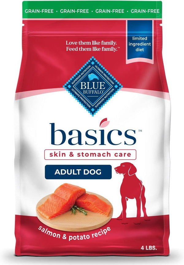 Blue Buffalo BLUE Basics Skin & Stomach Care Salmon & Potato Adult Grain-Free Dry Dog Food