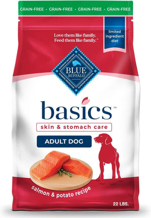 Blue Buffalo BLUE Basics Skin & Stomach Care Salmon & Potato Adult Grain-Free Dry Dog Food