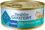 Blue Buffalo Healthy Gourmet Flaked Fish & Shrimp Entree in Gravy Wet Cat Food Can