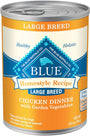 Blue Buffalo Homestyle Recipe Large Breed Chicken Dinner with Garden Vegetables Wet Dog Food Can