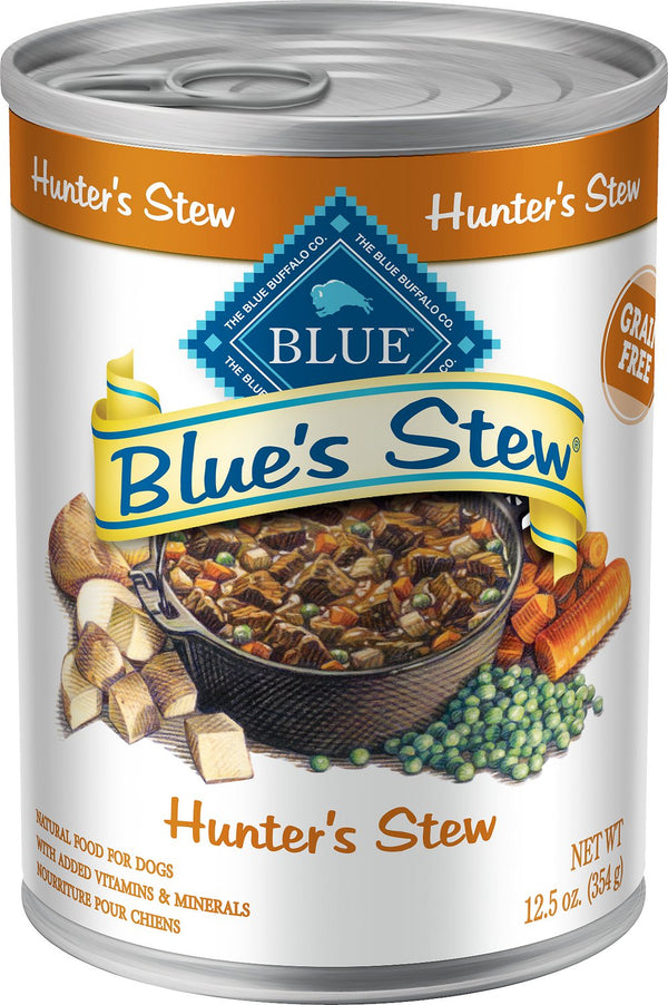 Blue Buffalo Blue's Hunter's Stew Grain Free Wet Dog Food Can