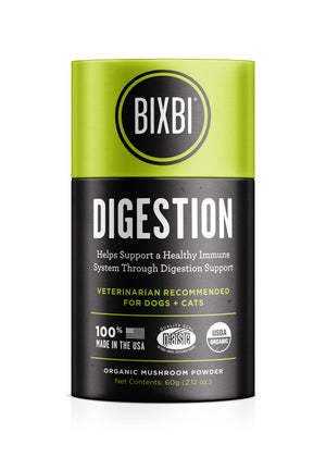 BIXBI Digestion Powder Organic Dog & Cat Supplement, 2.12-oz