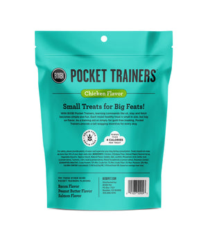 BIXBI Pocket Trainers Chicken Flavor Grain-Free Dog Treats, 6-oz