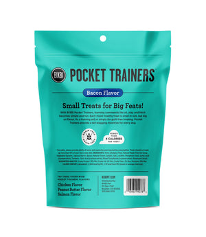 BIXBI Pocket Trainers Bacon Flavor Grain-Free Dog Treats, 6-oz
