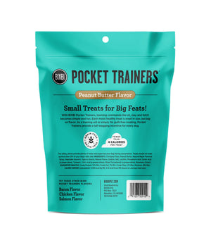 BIXBI Pocket Trainers Peanut Butter Flavor Grain-Free Dog Treats, 6-oz