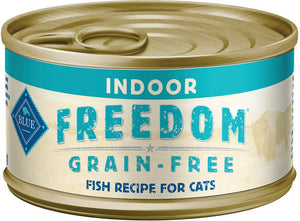 Blue Buffalo Freedom Indoor Adult Fish Recipe Grain-Free Wet Cat Food Can